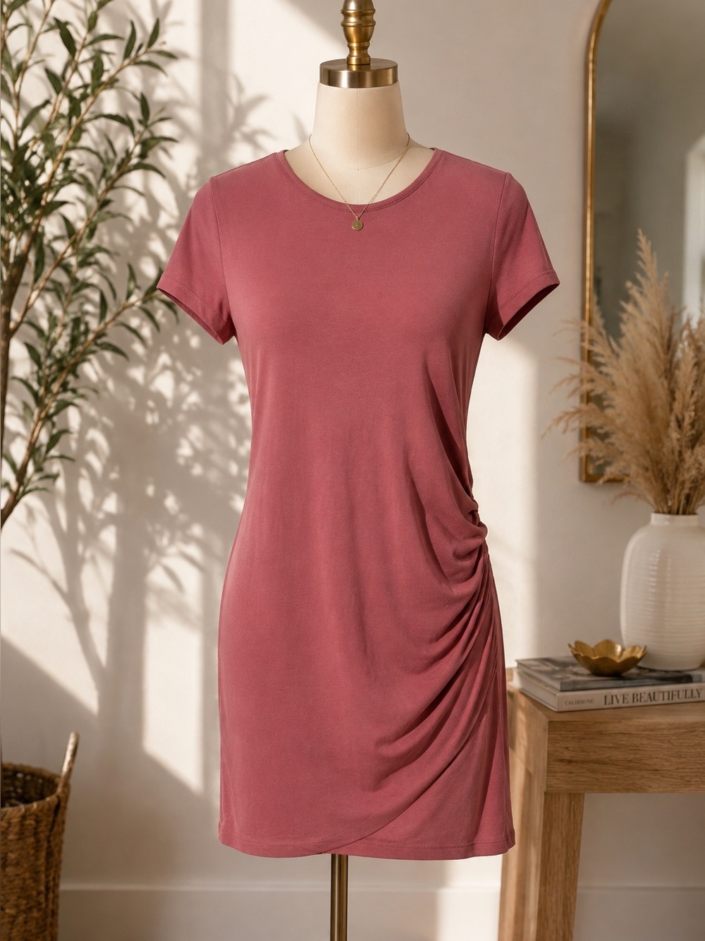 Derek Heart Mauve Dress